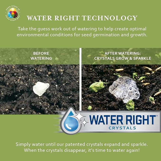 Earth Science 6 lb Wildflower Butterfly & Hummingbird Mix, 3-in-1 Premium Wildflower Seed, Plant Food and Soil Conditioners, Non-GMO for Bees, Hummingbirds, Butterflies, Pollinators