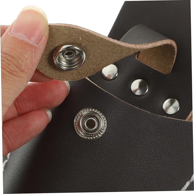 Garden Pruner, Scissor for Gardening Cover Bag PU Leather Pruner Case Scabbard Pliers Leather Case Embroidered Shears Scissor Box