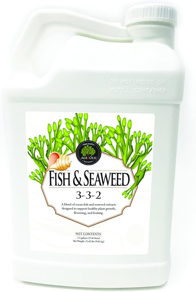 Fish and Seaweed Liquid Fertilizer, 1-Gallon