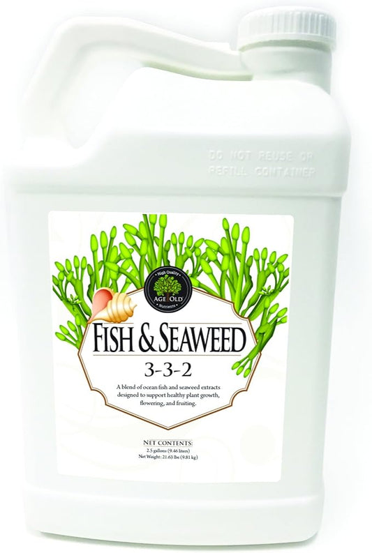 Fish and Seaweed Liquid Fertilizer, 1-Gallon