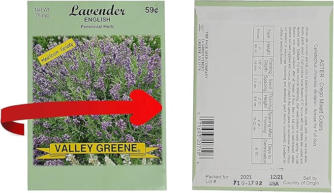 Set of 50 Assorted Flower Seed Packets! Flower Seeds in Bulk - 10+ Varieties Available!