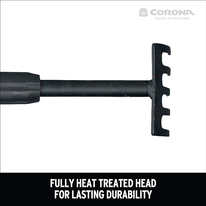 Corona GT 3070 Extendable Handle Cultivator, Red, 18"-32"