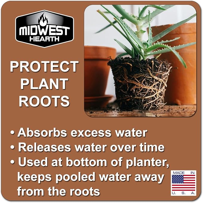 Black Lava Rocks for Plants Natural Horticultural Volcanic Rock (1/4" to 1/2" Size) (Mined in USA) (5-lb Bag)