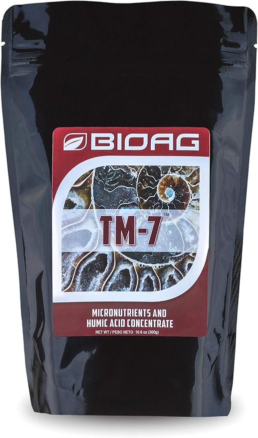 TM7 Organic Humic Acid Soil Conditioner Plus Essential Micronutrients, Dry Amendment for All Plants, S B Co Cu Fe Mn Mo Zn (300 Grams)