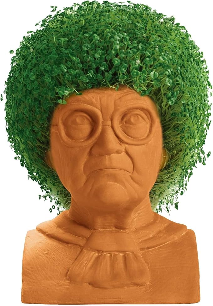 Chia Pet Golden Girls Sophia with Seed Pack, Decorative Pottery Planter, Easy to Do and Fun to Grow, Novelty Gift, Perfect for Any Occasion