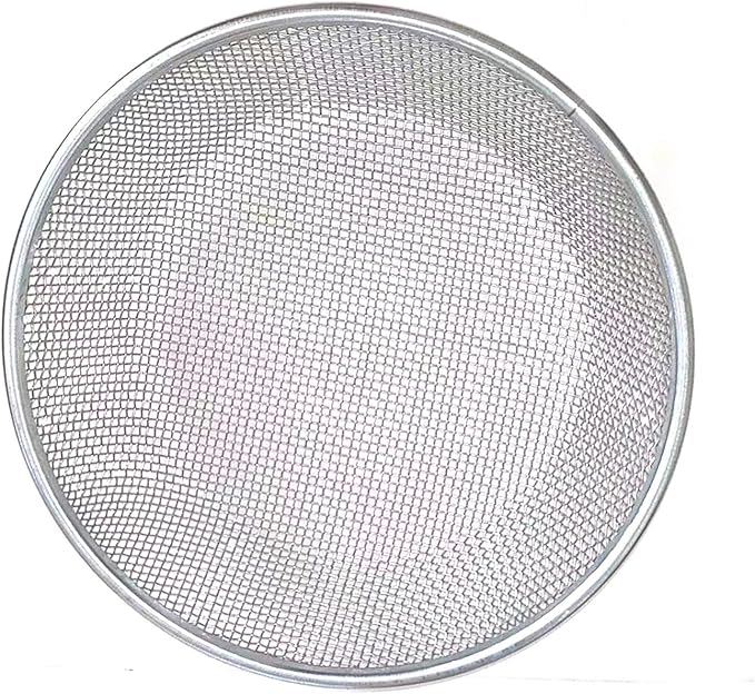 1/8 Inch Compost Sifter for Garden Sand Soil, Garden Potting Mesh Sieve Sifting Pan,Soil Sifter Mesh Gardening Tool Best for Plants and Flowers Growth