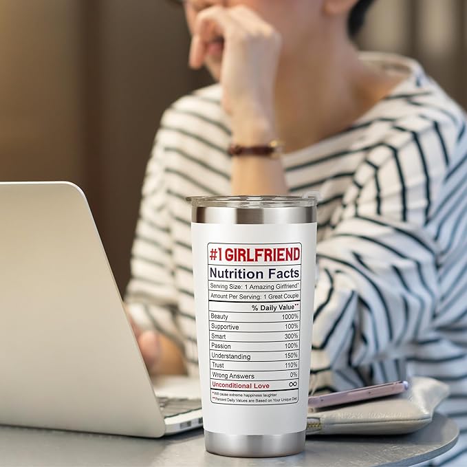 Gifts for Girlfriend - Girlfriend Gifts for Women - Anniversary, Valentines Day Gifts for Her, Valentine Day Gifts for Girlfriend, Girlfriend Birthday Gifts - I Love You Couple Gifts - 20 Oz Tumbler