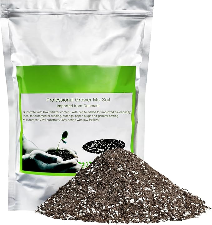 Succulent Cactus Potting Soil Mix (4 qt), All-Purpose Garden Soil for Indoor Outdoor Plants, Quick Drain Houseplant Orchid Bonsai Soil, Ready-to-Use Perlite Soil, Resealable Bag Design