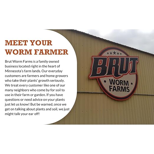 Brut Organic Cow Compost - 10 Quart - Nutrient-Rich Fertilizer for Thriving Gardens - Safe, Pure, and Effective, (2 Pack)