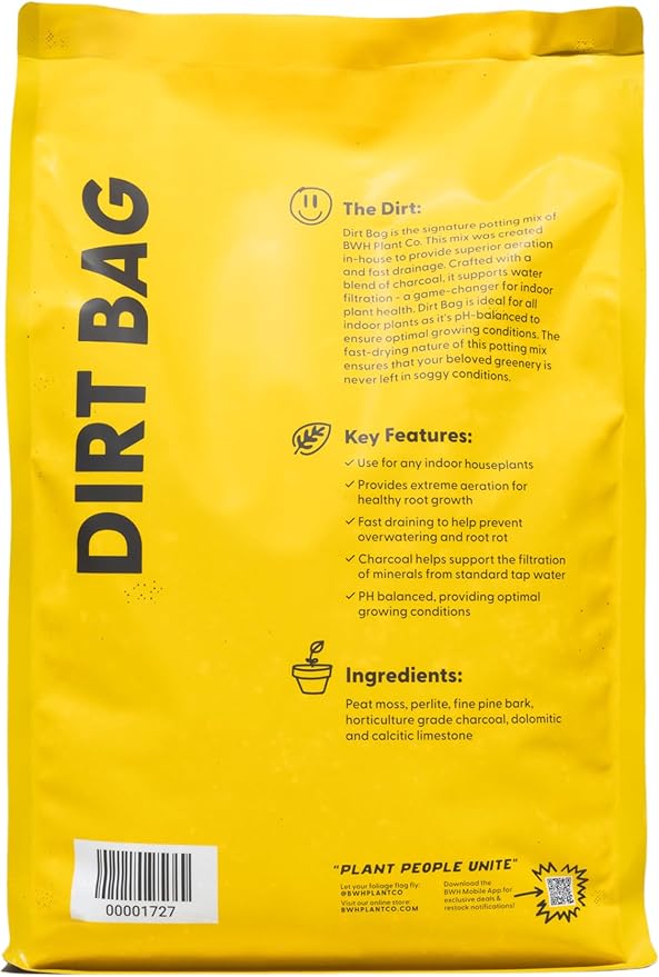 2 Gallon Dirt Bag Premium Aroid Mix Gardening Soil for Healthy Plants