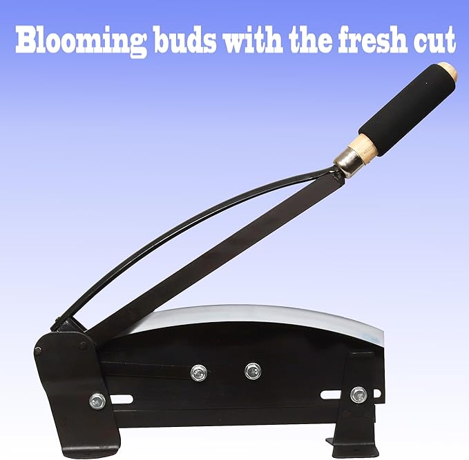 14-Inch Stainless Steel Flower Stem Cutter - Heavy Duty Bunch Cutter with Safety Lock - Perfect for Florists & Gardeners