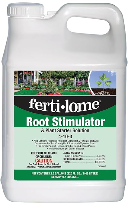 Fertilome (10653) Root Stimulator & Plant Starter Solution 4-10-3 (2.5 gal)