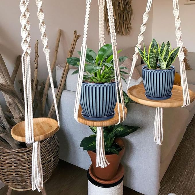 Oairse Ceramic Pots for Indoor Plants, 4.9 +5.7 inch Pots for Plants Set of 2 Blue Plant Pots with Drainage Holes and Saucers Texture Ceramic Planters Indoor Outdoor Flower Pots for Succulent