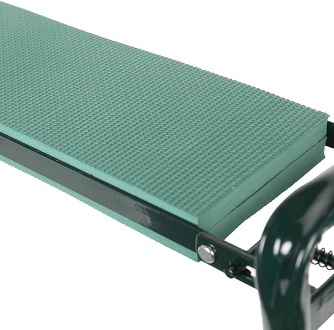 Garden Kneeler and Seat Heavy Duty Gardening Bench Stool with Tool Pouch, Eva Soft Foam Pad for Kneeling and Seating, Lightweight Frame