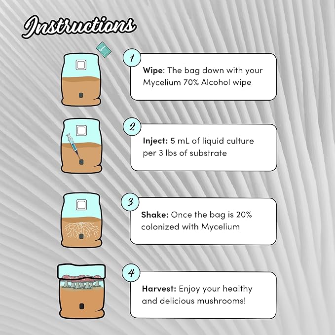 Gourmet Functional Alder & Soy Hull Blend with Mycelium Plus Grains - Milo/Millet 60/40-8lbs Combo | Purple Mukitake Gourmet - 8LBS All-in-One & 20ML Syringe