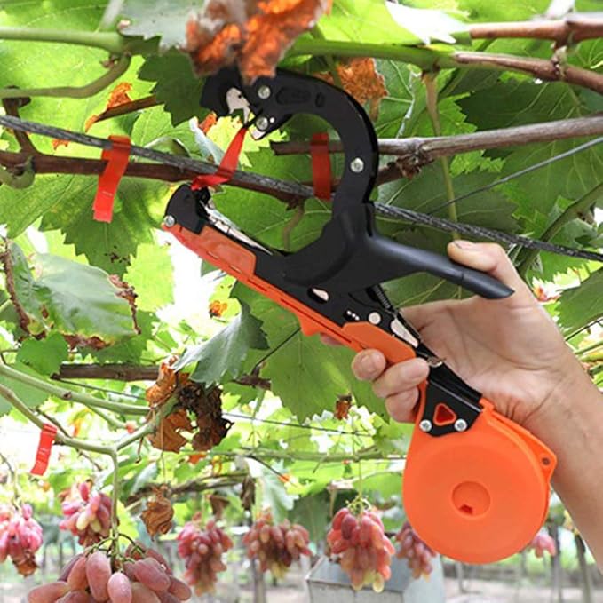 FUNTECK 20 Pcs Red Plant Ribbon for Plant Tying Machine, 100 Feet Long x 1/2 Inch Wide