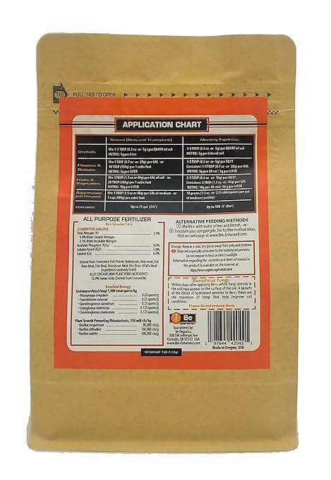 1 lb (454 g) Be+ Granular Bio-Fertilizer +Amino Acids +Beneficial Microbes