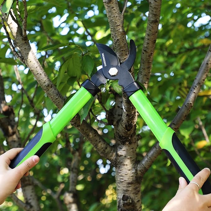 16'' Loppers for Tree Trimming,Tree Branch Cutter with SK5 Sharp Blade,Loppers for Tree Trimming Heavy Duty,1.3''Cutting Capacity for Shrubs and Bushes