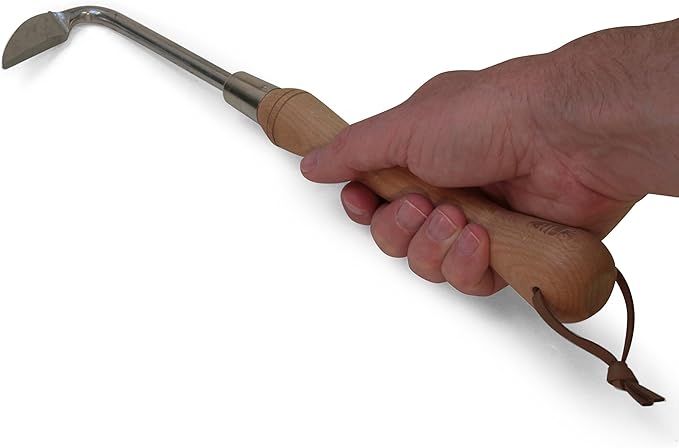 Carrot Design Cape Cod Weeder Hand Garden Weeding Tool - Stainless Steel