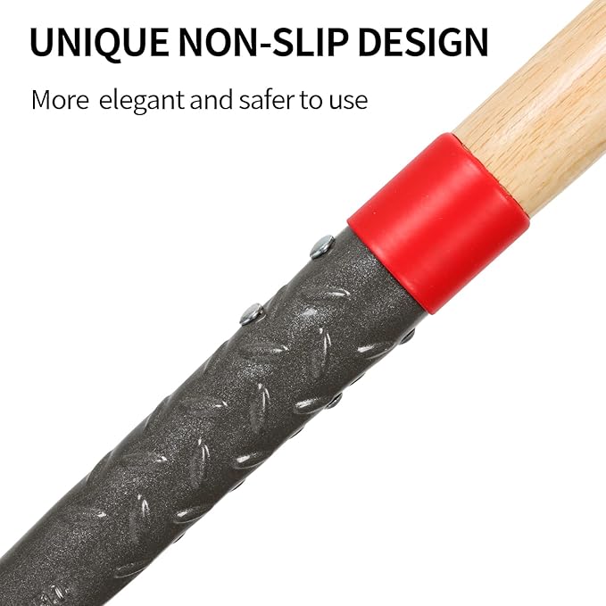 Flat Shovel Garden Spade Shovel Trenching Shovel Square Point Shovel for Digging Gardening Planting Edging, 43 inches