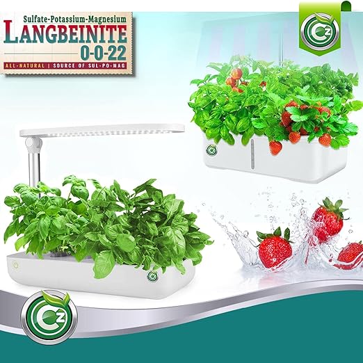 Organic Langbeinite 0-0-22 Sul-Po-Mag 4LB - Made in USA Soil Amendment for Indoor/Outdoor Plants & Flower Gardens. Water Soluble Potassium/Magnesium/Sulfur. Low Chlorine Fertilizer. OMRI Listed