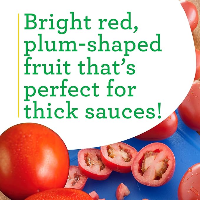 Bonnie Plants Roma Classic Paste Tomato - 4 Pack Live Plants, Great For Sauces, 3 Inch Long Fruit, Determinate, Non-GMO, Brown/A