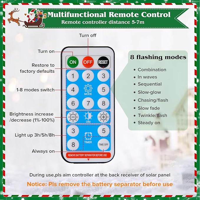 19.3in Christmas Solar Candy Cane Lights, 20 Pcs Pathway Light with Snowflake 8 Flashing Modes, Outdoor Christmas Decorations for Outside Path, Walkway, Driveway, Sidewalk, Porch, Yard, Garden