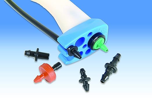 Al-Magor-Professional Drip Irrigation Hole Punch Tool for 1/4 Inch Fitting & Emitter Insertion Tubes Pipes 16/20mm The Original Drip Irrigation Punch Tool with Adapter for Inserting Drippers