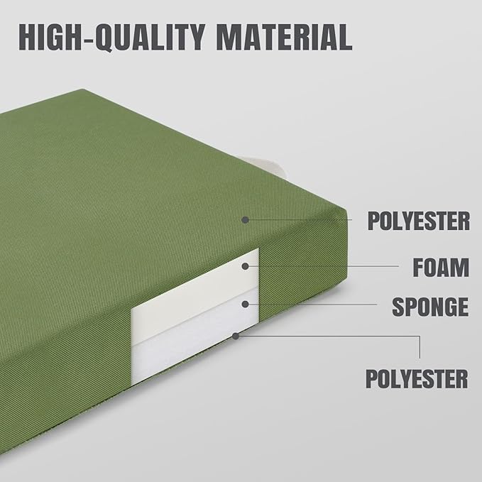 Large Knee Mat-Gardening Kneeler Pad-Thick Garden Sitting or Kneeling Pad Cushion-Construction Knees Support Board of Working,Repairing-Floor Knees Mat for Prayer,Fitness,Yoga,Gym & Pilates-Green