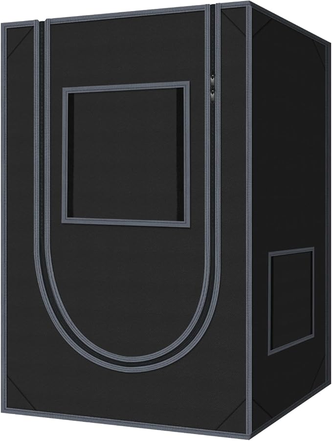 2x2 Grow Tent 24"x24"x36" Grow Tents 600D Mylar Hydroponic Indoor Plants Growing Tent with Floor Tray Grow Room