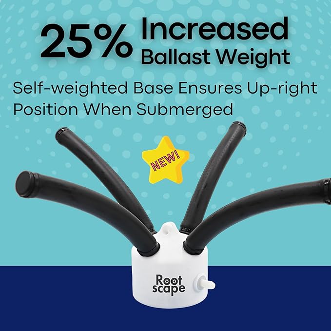 Rootscape Pond Aerator Air Diffuser - Replaces Air Stones For Ponds - Pond Aerators For Large Ponds - Koi Pond Filtration Accessories - Pond Aerators For Outdoor Ponds - Pond Aerator Diffuser