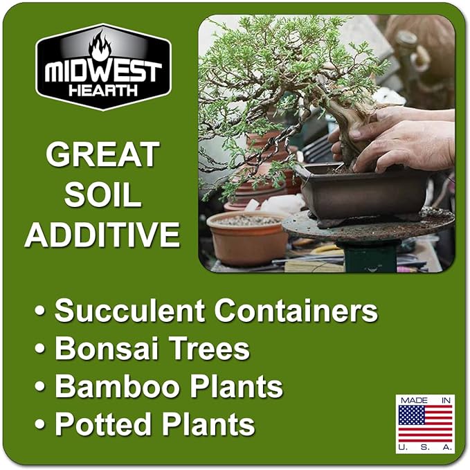 Black Lava Rocks for Plants Natural Horticultural Volcanic Rock (1/4" Size) (Mined in USA) (5-lb Bag)