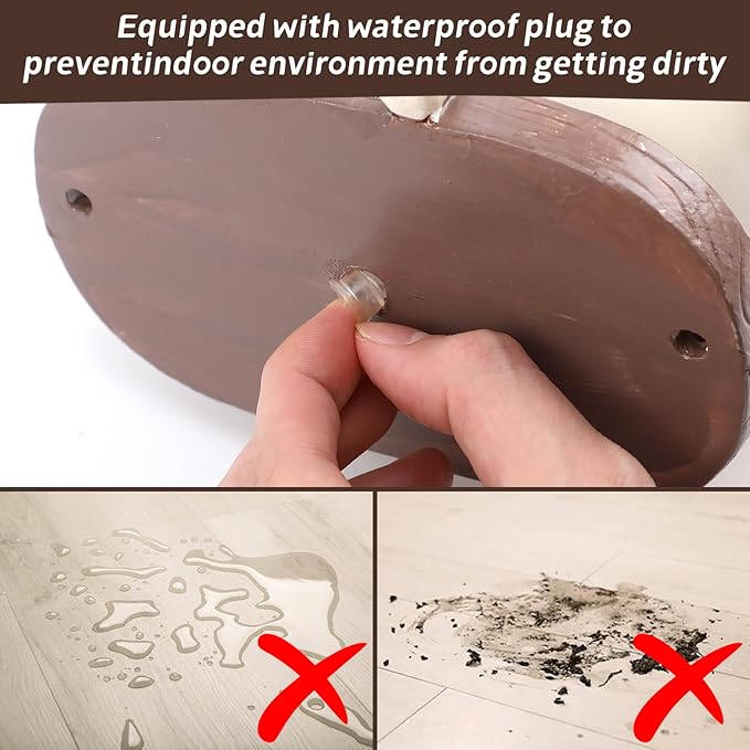 Large Size Swing Face Hanging Planter Pot for Indoor Outdoor Plants, Cute Swinging Plant Pot, Hanging Flower Pots, Face Planter Pot Head, Resin Succulent Planter, Valentines Day Gifts for Her