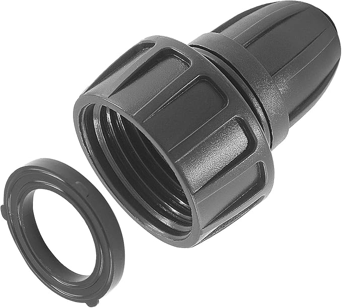 4Pcs 3/8 Inch Drip Irrigation Hose Connectors 3/4 Inch Garden Faucet Hose Adapter Drip Irrigation Tubing Connector for Garden Irrigation Misting System