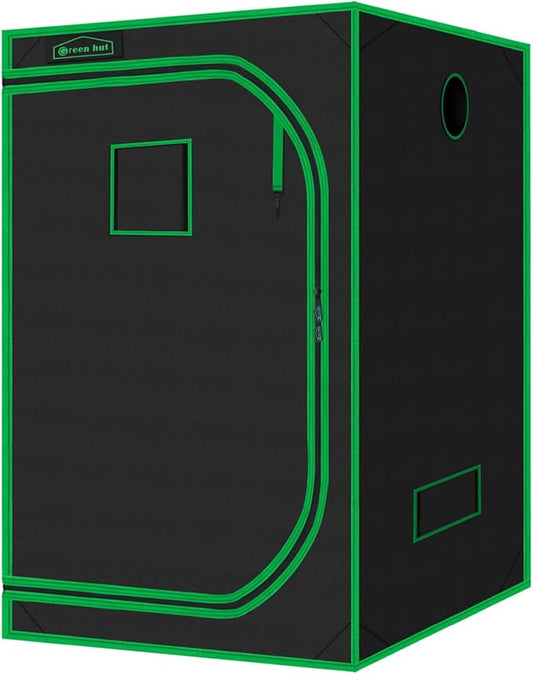 60"x60"x78" 600D Mylar Hydroponic Growing Tents for Plants Inside Reflective Grow Tent Growing Room Hydroponic System 5x5 Grow Tent