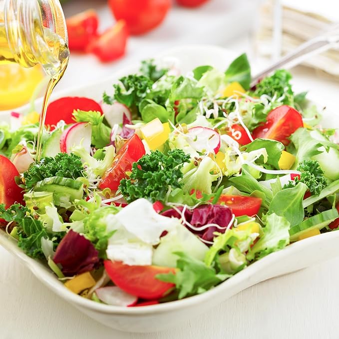 4000+ Salad Vegetable Seeds, 10 Varieties of Salad Veggies Seeds for Planting, Heirloom Seeds Gift Pack, Garden Seeds Kit for Indoor Outdoor Growing, Home Fresh Food Supply, Non-GMO