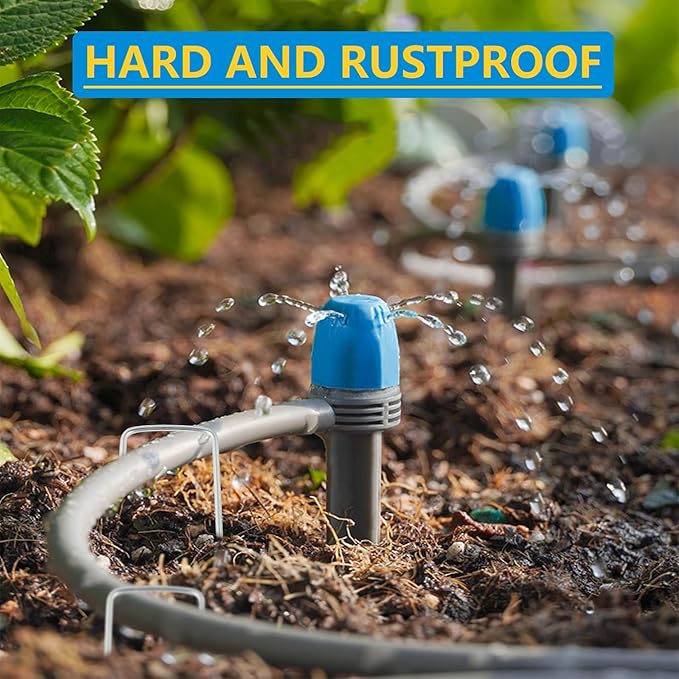 200 Pack Garden Stakes, Galvanized Landscape Staples, U-Shaped Tent Stakes, 6 inch 11 Gauge, for Securing Weed Fabric Barrier, Ground Cover, Irrigation Tubing, Artificial Turf (200)