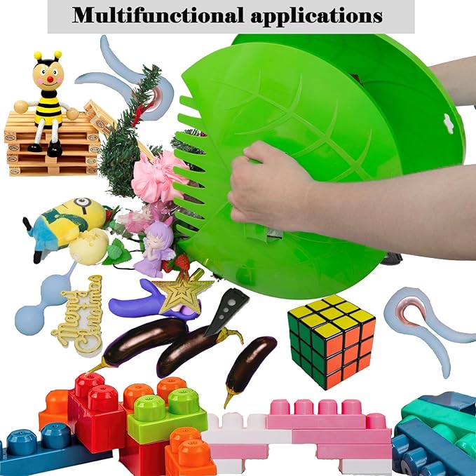 Eastrans 2set Leaf Scoops and Hand Rakes,Leaf Claws for Picking up Leaves,Grass Clippings and Lawn Debris,Light Green,4pcs