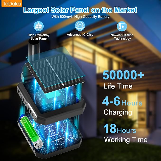 Solar Garden Lights Outdoor Decor, 3 Pack Newest Version Phalaenopsis Orchid Flower Solar Lights for Outside, 240 LED Colorful Waterproof Solar Lights Outdoor for Yard Patio Decor, Gift for Mom