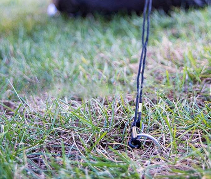 AAGUT 100x Metal Garden Stakes Tent Drip Line Irrigation Stakes,12 Inch Round Top Yard Chicken Wire Staples,Soaker Hose Tubing Spikes Landscape Fabric Staples, Sod Fence Lawn Ground Weed Barrier Pins