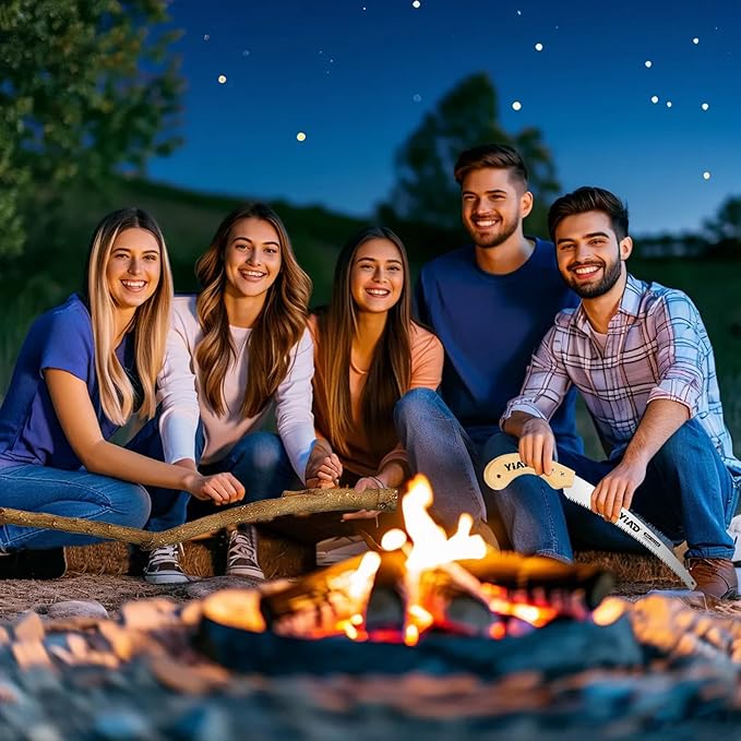 Hand Pruning Saw, 13" Curved Blade Handsaw, Hunting Saw Gardening Hand Tools Wood Working Tools, Tree Branch Cutter Wood Saw with Hanging Scabbard for Tree Trimming Woodworking Hunting Camping