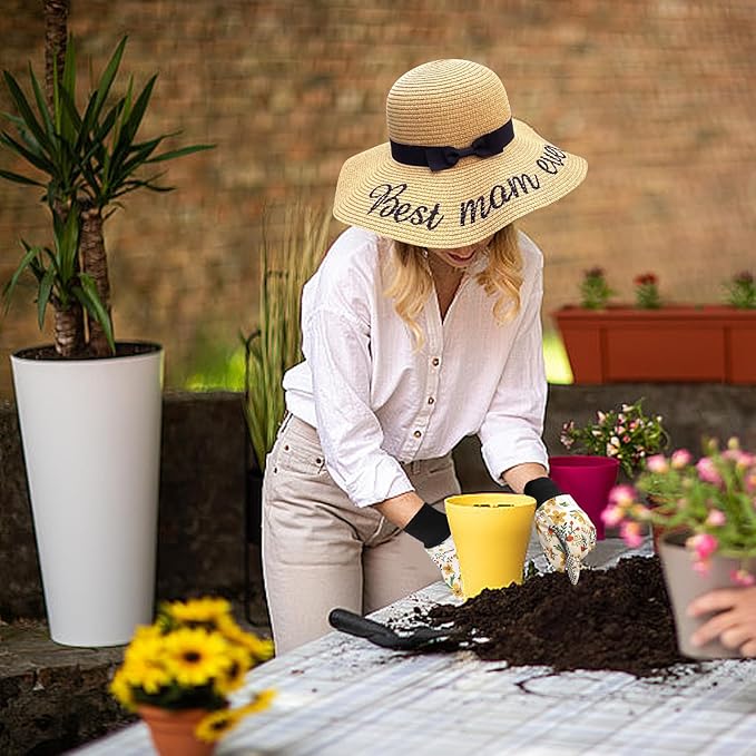 Gifts for Mom, from Daughters, Presents for Mom Gardening Tool Set for Women, Gifts for Mom from Daughter/Son Outdoor Horticulture Starter, Garden Tools Kit for Mom