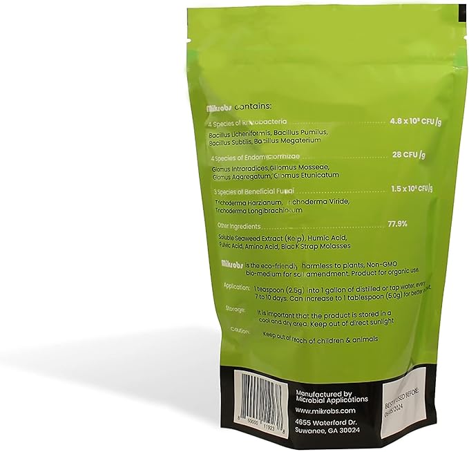 Microbial Superpack for Living Soil. Revitalize Plants (1 lb.)