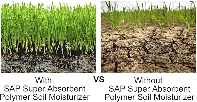 Small Granular Water Crystal for Grow Firm and Smooth Lawn and Keep Garden Plants Thriving (10 Pound)