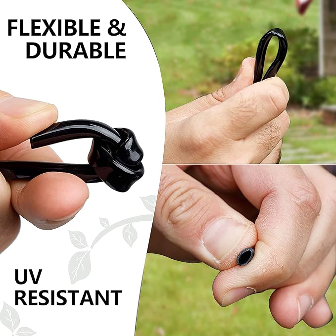 Hourleey 50 Feet Blank Distribution Tubing Irrigation Drip Hose, 1/4 Inch Drip Line