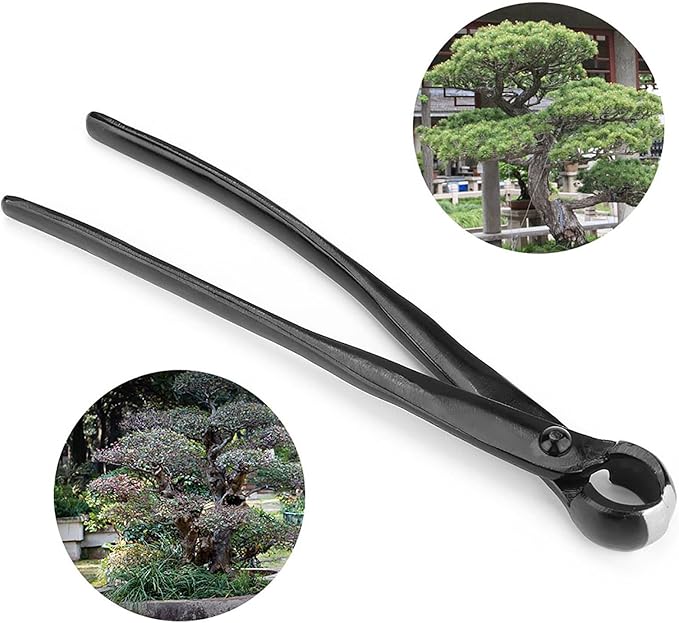 Bonsai Concave Cutter, Bonsai Tools Concave Cutter, 8.4 Inch Manganese Steel Alloy Sharp Blade Round Edge Knob Cutter, Gardening Concave Pruner(210mm / 8.27inch)(210mm)