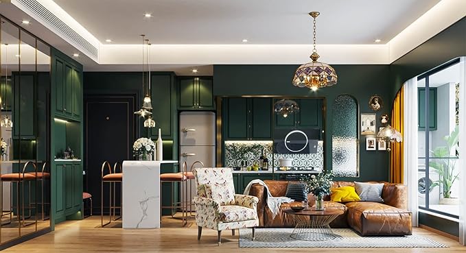 Dimoon 78.7''x17.7'' Dark Green Peel and Stick Wallpaper Contact Paper Modern Self Adhesive Wall Paper Removable Renter Friendly Textured Solid Color Cabinet Vinyl Roll (78.7''x17.7'',Emerald Dark)