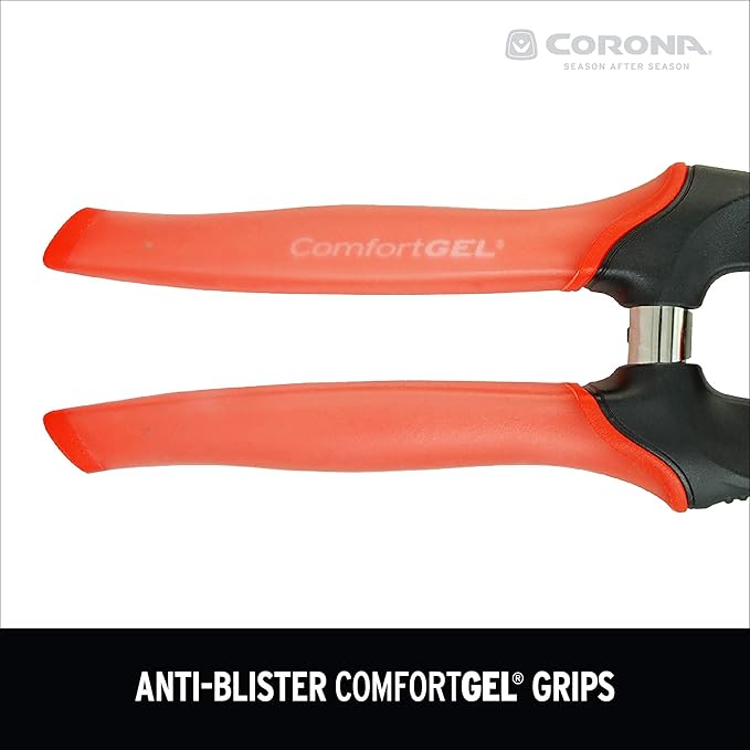Corona BP 4314D Dual Link Bypass Pruner With Comfort Gel Grips, 3/4 Inch,Red