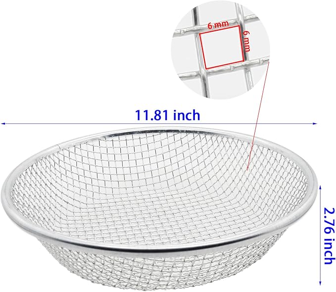 Gardening Sand Soil Compost Sifter, Sieve for Sand Rocks Dirt Compost, for 5 Gallon Bucket (1/4 Inch)