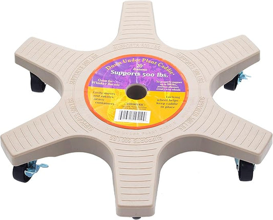 Bosmere Down Under Plant Caddie S20450 Down Under Caddie Light Gray, 20"